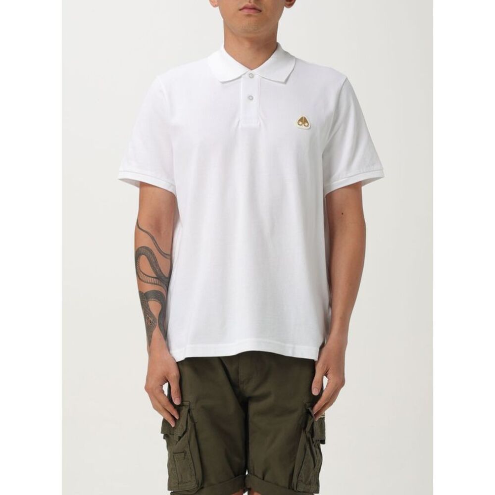 Moose Knuckles Men Cotton Polo Shirt With Logo Moose Knuckles